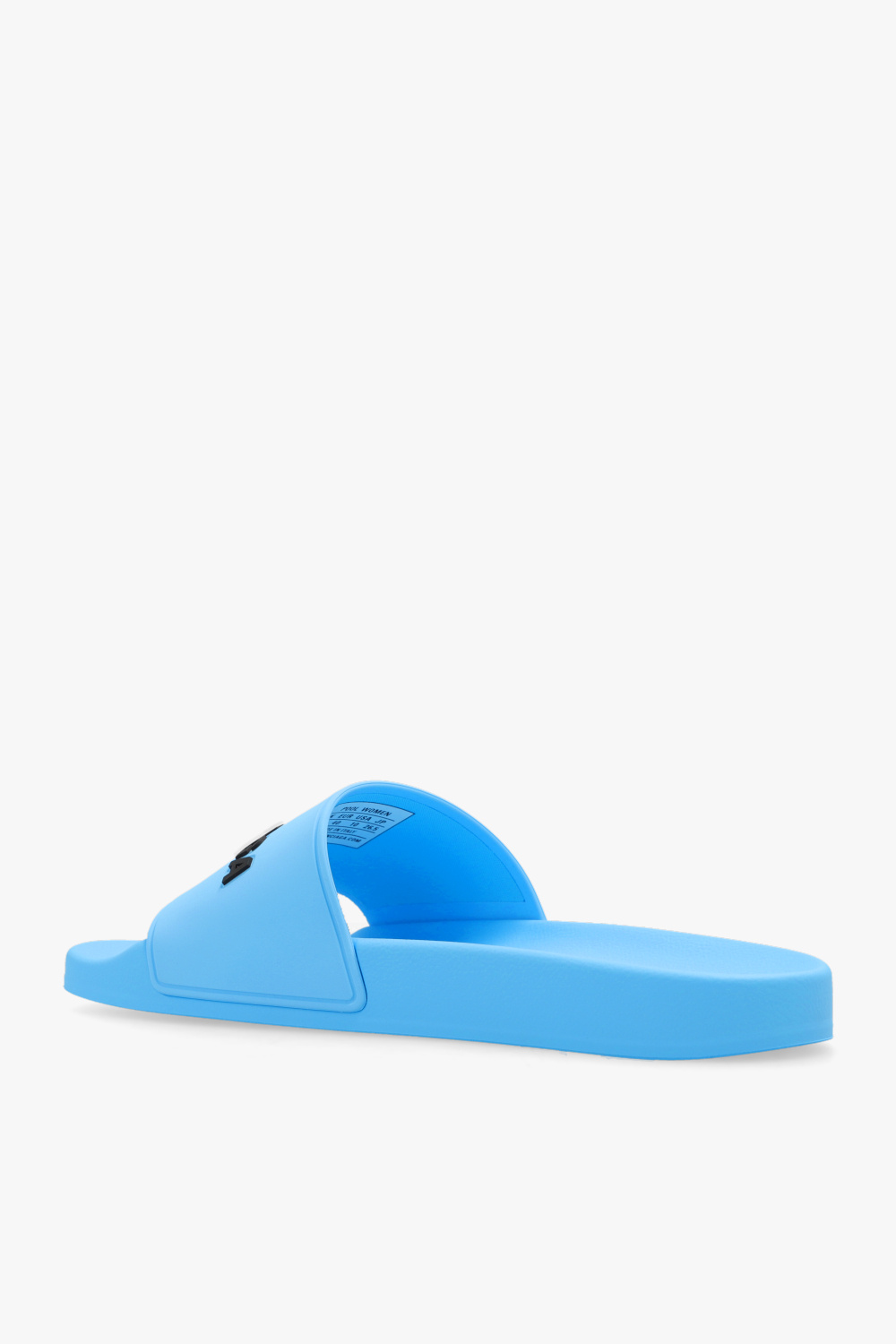 Blue store balenciaga slides